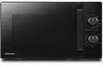 Toshiba MW-MG20P Flache Kombi-Mikrowelle, 20 l, 800 W, schwarz