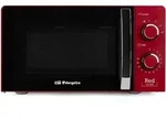 Orbegozo MI 2121, Arbeitsplatte, Solo-Mikrowelle, 20 l, 700 W, Drehregler, Rot - Rot