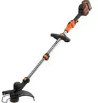 Black & Decker BCSTE636L1, Rasentrimmer, D-Schlaufengriff, 7300 RPM, Schwarz, Orange,