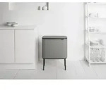 Brabantia Bo Touch Bin, 540 mm, 312 mm, 680 mm, 5,6 kg - Grau