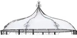 DEGAMO Pavillondach Dachplane Ersatzdach f&uuml;r Pavillon BURMA rund, Polyester