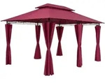 CASARIA&reg; Pavillon Topas 3x4m Metall Wasserabweisend UV-Schutz 50+ mit Seitenteile