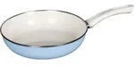 RIESS 0057-032 RIESS Emaille Ceramicglas Pfanne Nouvelle 28 cm, Blue / Bratpfanne -