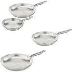 Tefal Virtuoso Pfanne Bratpfanne, unbeschichtet, 24cm, Edelstahl - Silber