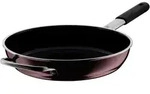 WMF 32.0111.1738, Rund, Allzweckpfanne, Schwarz, Burgund, 250 &deg;C, Edelstahl,