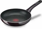 Tefal Resist Intense Pfanne 24 cm D52204, Rund, Allzweckpfanne, Schwarz, Rot, Titan,