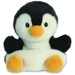 Aurora Palm Pals Chilly Penguin 13cm, Spieltiere - Schwarz/Wei&szlig;/Gelb