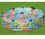 Bestway&reg; Steel ProTM Frame Pool ohne Pumpe &Oslash; 274 x 66 cm, buntes Panda- und