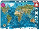 EDUCA Puzzle Wunder der Welt 12000 Teile