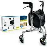 Weinberger Aluminium Rollator mit 3 R&auml;dern, stabil, klappbar, faltbar,
