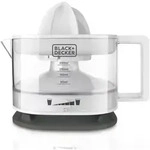 Black + Decker Saftpresse 350ml elektrisch Fruchtfleischfilter BXCJ25E - Transparent