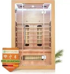 Artsauna Infrarotkabine Kiruna120 mit 5 Vollspektrum- & 3 Fl&auml;chenstrahler, 2