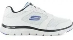 Skechers Flex Advantage 4.0 - Herren Schuhe Sneakers Wei&szlig; 232225-WBK , EU 42...