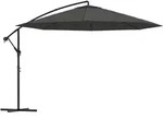vidaXL Ampelschirm mit Aluminium-Mast 350 cm Anthrazit - Grau