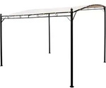 DEGAMO Pavillon Terrassenpavillon Anbaupavillon MANTOVA-XL 3 x 3 Meter, Gestell Stahl