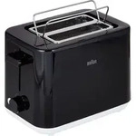 Braun HT1010BK, 2 Scheibe(n), Schwarz, Kunststoff, Drehregler, 900 W, 132 x 35 x 119