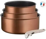 TEFAL L6759003 3er-Set 16/18/20 cm INGENIO ECO-RESPECT Kocht&ouml;pfe - 1,5 / 2,1 / 3 L -