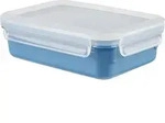 EMSA Clip & Close, Box, Rechteckig, 0,55 l, Blau, Polypropylen (PP),