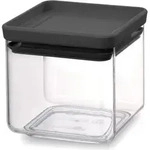 Brabantia Vorratsdose Eckig 0.7L, Tasty+ - Schwarz/Transparent