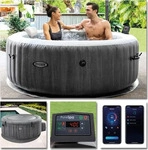 INTEX 28440, Intex PureSpa Greywood Deluxe, 795 l, 4 Person(en), Rund,...