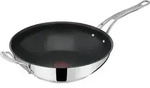 Tefal Jamie Oliver E30688, Wok-/Bratpfanne, Edelstahl, Edelstahl, Titan, 210...