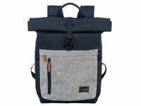 Travelite Basics Rollup Rucksack Daypack Backpack Kurierrucksack 96310, Farbe:Marine