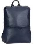Mellow Leather - Rucksack 13" 36 cm Leder (dress blue) - Blau