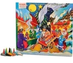 KNOX Adventskalender mit 24 R&auml;ucherkerzen - Bunt