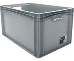 Surplus Systems Eurobox B 60 x 40 x 32 cm, 64,5 L, grau - Grau