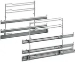 Teleskopauszug 3-fach HEZ538S00, Backofenauszug - Silber