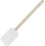 FMprofessional Teigschaber 45 x 1,5 x 10 cm, Teigspachtel mit Holzgriff, hochwertige