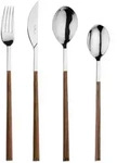 PINTI 1929 SUSHI QUEEN Mahagoni 24 tlg. Edelstahl Design Besteck - Braun