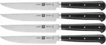 ZWILLING 4er Set Steakmesser mit Wellenschliff - Silber
