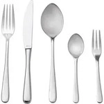 R&Ouml;SLE PASSION Besteck-Set 60-teilig, f&uuml;r 12 Personen, mit Geschenkkarton, Edelstahl