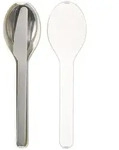 Mepal - Besteck-Set Ellipse, 3-teilig - wei&szlig; - Wei&szlig;