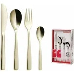 Comas Besteckset Barcelona Champagne 24-tlg., Tafelbesteck, PVD-beschichtet,