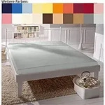 Bassetti Spannbettlaken Farbe PLATIN Gr&ouml;&szlig;e 90x190-100x220 - Silber