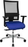 Topstar B&uuml;rostuhl Sitness 60, PS69BH W56 blau, schwarz, alu Stoff - Blau/Schwarz