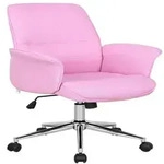 B&uuml;rostuhl Drehstuhl Stoff Pink 0704M/3673 - Rosa