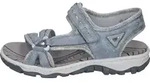 Rieker Damen Sandalette hellblau, Damen:39 EU - Blau - 39