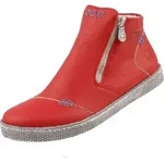 Rieker Schlupf/Rei&szlig;verschlussstiefelette Warmfutter - Rot - 36