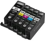 Canon Original CLI-526 + PGI-525 Druckerpatronen Multipack - BK/C/M/Y/BK 4x9ml /
