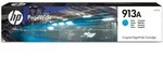 HP 913A Cyan Original PageWide Tintenpatrone, Standard, Cyan, Tinte auf Pigmentbasis,