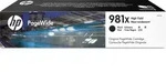 HP 981X Schwarz Original PageWide Druckerpatrone mit hoher Reichweite, Hohe (XL-)