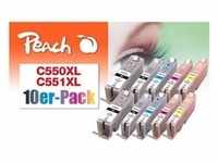 Peach Patrone Canon PGI-550XL/CLI-551XL Multi-10-Pack komp