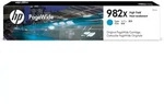 HP 982X Cyan Original PageWide-Patrone mit hoher Reichweite, Hoch, Cyan, Tinte auf