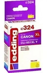 edding Tintenpatrone EDD-324 gelb Canon CLI-551 XL