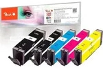 Peach 320123, Schwarz, Cyan, Magenta, Gelb, Tinte auf Pigmentbasis, 8,5 ml, 5