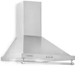 Klarstein Montblanc Wandhaube, Dunstabzugshaube Abluft/Umluft, 3 Stufen, Kaminhaube