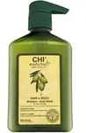 CHI Naturals with Olive Oil Hair & Body Shampoo Shampoo f&uuml;r Haare und K&ouml;rper 340 ml